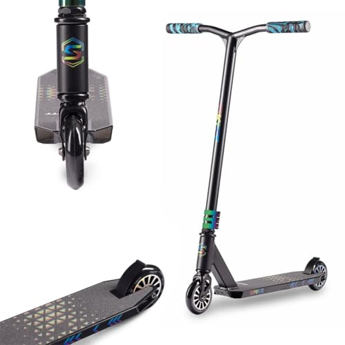 SKITT Stunt Scooter - Spike | Für Kinder ab 6 Jahren | Hochleistungs ABEC-9 Lager | Leichter Aluminiumrahmen | 360° Lenker für Freestyle
