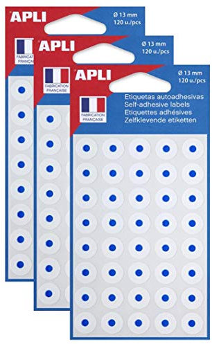 agipa Lochverstärkungsringe weiß, Durchmesser: 13 mm VE=3