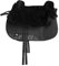Engel Reitsport | FELLSA-R3-SCH | Hochwertiger Fellsattel | echtes Merino Lammfell | baumloses Bare-Back-pad | Gr. Ibero Farbe schwarz