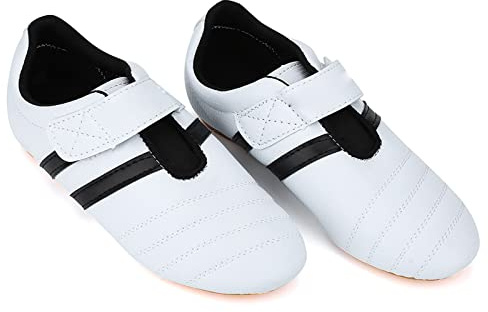 SUNGOOYUE Zapatos de Taekwondo, Zapatillas Transpirables de Artes Marciales, Zapatos Ligeros de Boxeo Deportivo Kung Fu Taichi para Adultos y Niños (43)