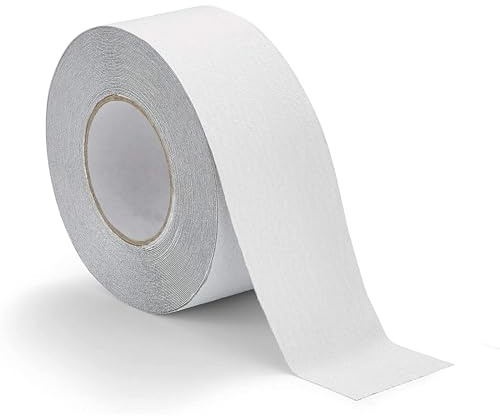 TONAUP Antirutsch Klebeband, 5cm x 10m Antirutsch Band Selbstklebend, Wasserdicht Antirutsch Treppenstufen Für Schützt Ältere Menschen, Kinder Haustiere vor Ausrutschen und Stürzen, Transparent