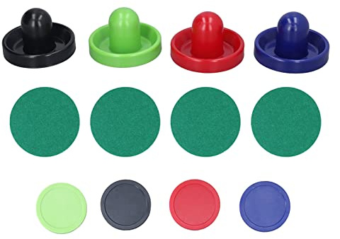 Set di spingitori per air hockey Accessori per hockey da tavolo in plastica ad alto impatto Ottima esperienza di gioco per tutti i tavoli da air hockey standard (Tipo B)