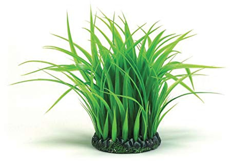 biOrb 46104 Grasring M, grün - mittelgroße künstliche Grasimitation, Aquariendekoration, Pflanzen Deko für Salzwasseraquarien , Süßwasseraquarien