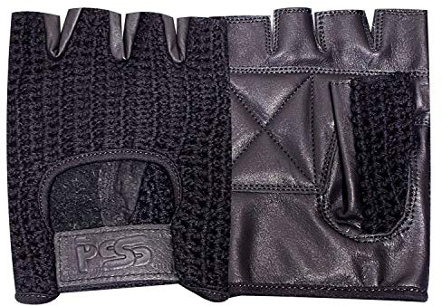 Prime Mitaines Gants Cuir Mailles Filet Homme Femme Conduite Mode, Noir, Taille XXL
