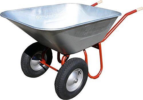 Foxwinkel Großmuldenschubkarre DUO 2 Räder 150 Liter