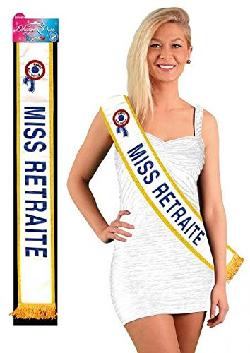 surprisezvous REF-ECHB07-1 Écharpe Miss Retraite - Cadeau Femme