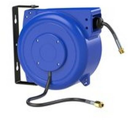 RIEGLER 206189 - Avvolgitubo ad aria compressa/acqua in PVC, ø 12 x 8R1/4-R3/8 8 m, 1 pezzo