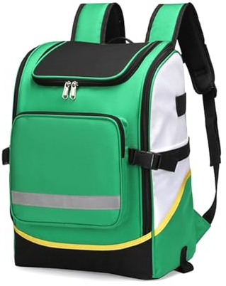 SUYUDD Erste-Hilfe-Tasche, Trauma-Rucksack, leer, Notfalltasche, Krankenschwester-Versorgungstasche mit Schultergurt für Rettungssanitäter, Rettungsdienste, Polizei, Feuerwehrleute, Sicherheitsbeamte