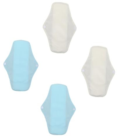 Anneome 4stücke Waschbare Hygienepads Für Frauen Wiederverwendbare Menstruationsauflagen Aus Hautfreundlichem Material Atmungsaktiv Und Sicher Zufälligen Farben