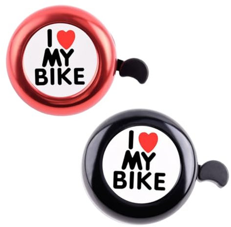 JchEnye Una interessante campana per biciclette - Campana per biciclette mini, adatta per mountain bike e bici da strada. Suono forte, 70 decibel, tono chiaro. Per adulti, bambini, ragazzi e ragazze.