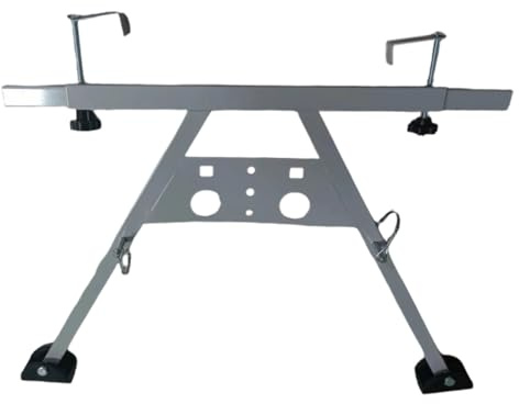 Estabilizador de escalera para tejados – Base de apoyo ajustable con pies antideslizantes, agarre de pared duradero | Accesorio seguro para escaleras plegables y extensibles, potenciador de estabilida