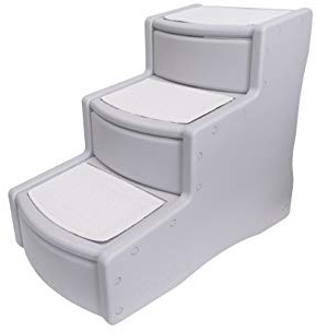 Pet Gear Easy Step III - Scala per animali domestici a 3 gradini per cani e gatti/cani staccabili e lavabili, per animali domestici fino a 75 kg, non sono necessari attrezzi