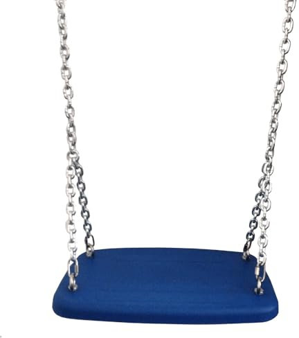 Spilli Outdoor World Sedile Altalena di Gomma Grande XXL con catene uso commerciale Blu