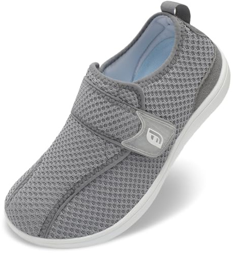 Gym Shoes Women Wide Fit Barefoot Non Slip Comfort Workout Trainers Light Grey Size 7 Wide