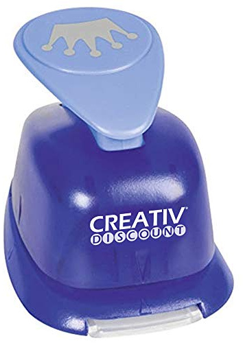 CREATIV DISCOUNT Motivstanzer Groß, ca. 2,5cm, Motiv Krone