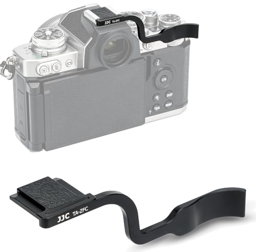 JJC Metall-Blitzschuh-Griff Daumenauflage für Nikon Z fc DSLR-Kamera, Handgriff, Daumen nach Oben, Griffe Kamera Zubehör