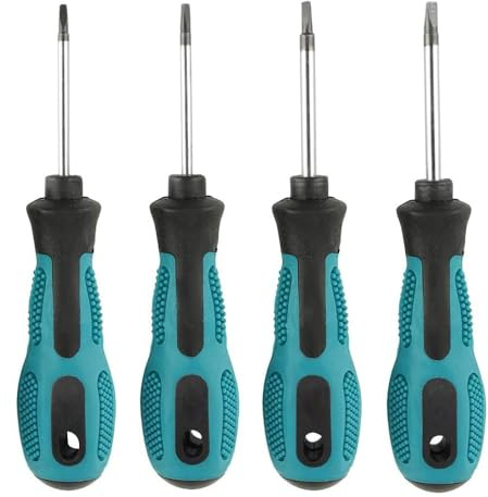 Fixinus Juego de destornilladores triangulares de 4 piezas, 3.0 mm, kit de herramientas de reparación de destornilladores triangulares para juguetes y desmontaje de batería
