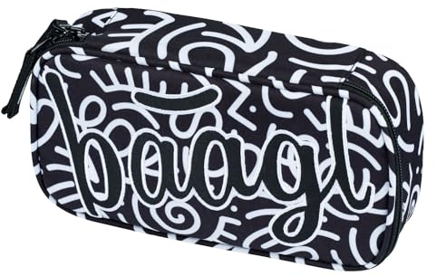 Baagl Federmäppchen für Jungen - Schulmäppchen für Schreibwaren - Schulsachen Federtasche, Kinder Federmappe, Etui für Schule (Element)