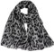 Damen Schal mit Leopard Muster, Halstuch Rundschal Loopschal für Frühling Herbst Ganzjährig, Hochwertiger Schal mit Leo Design für Damen Jungen Mädchen