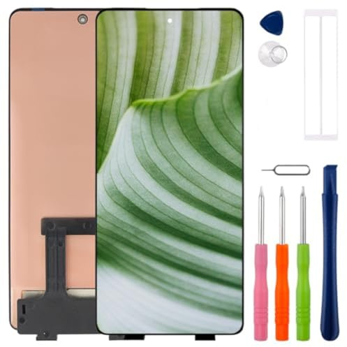 swark Ny LCD-pekskärm Digitizer byggsats för Moto Edge Plus 2022/Edge+ 5G UW 2022/XT2201/Edge 20/Edge 20 Pro/Edge 30 Pro med uppdaterad reparationsverktygssats-svart