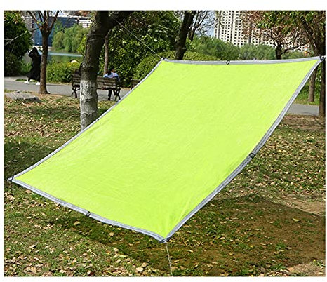 Telo ombreggiante verde resistente ai raggi UV per protezione solare esterna personalizzabile 4 x 8 m vela ombreggiante per balcone auto laghetto e piante