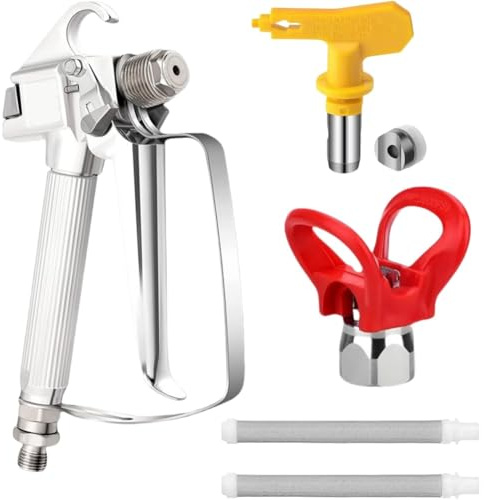 Fegtrtyoa SG02 Junta Giratoria para Pintura Sin Aire, Boquilla 517, Accesorios para Bomba de Alta Presión de 3600 PSI (1 Juego)