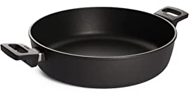 Woll Nowo Titanium Kasserolle - Induktiv -, Ø 32 cm, 8 cm hoch, 5.5 Liter, mit 2 Seitengriffen - Geeignet für alle Herdarten