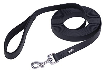 Nobby Schleppleine Cover, schwarz L: 5 m, B: 20 mm, 1 Stück