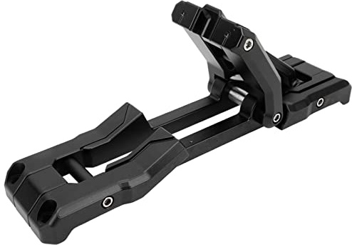 Focket Pedale Passo Cerniera Porta, Lega di Alluminio Pedana per Cerniera della Porta Metallo Pieghevole Pedale Accessori Esterni Compatibile con JK JKU JL JLU 2007-2021 (Nero)