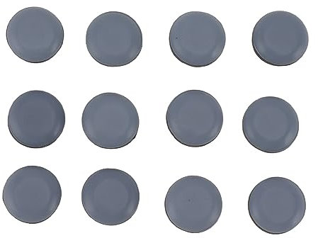 12 Pcs Furniture Sliders, Round 20mm Appliance Slider Adhesive PTFE Self Stick Slider for Countertop Small Kitchen Appliances