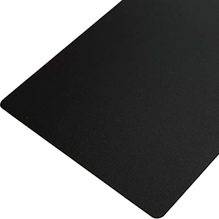 Blaihild Tarjeta de Visita de Metal en Blanco, Latón Negro Mate, Tarjeta de Crédito DIY Grabable con Tira Magnética para Profesionales y Control de Acceso