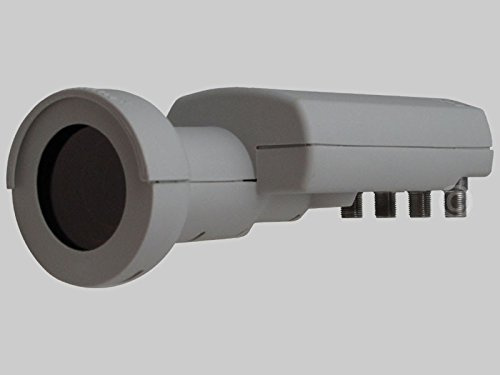 Invacom Quad LNB universale , per il collegamento diretto per 4 utenti , 0,3 db , in forma digitale e analogica