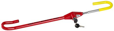 Kleinmetall Carlok Auto Diebstahlsicherung Lenkradkralle Absperrstange Farbe: ROT