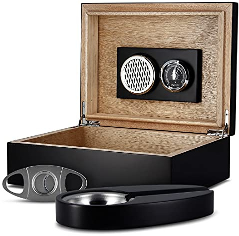 Humidor für Zigarren mit Accessoires