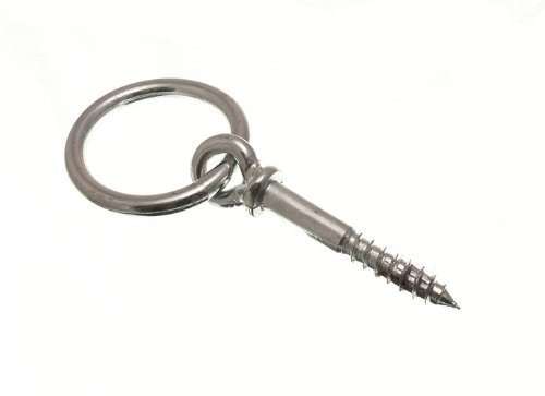 Schrauben In Manger Ring Bolt Tier Teather Schäkel 10mm BZP- Stahl ( Packung mit 3)