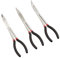 Amazon Basics Long Reach Pliers Set - Black, 3 Count