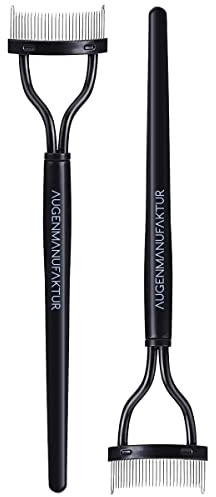 Augenmanufaktur Wimpern Kamm - Wimpernkamm aus Metall Lash Separator Mascara Curl Werkzeuge Make-up Kamm für gleichmäßig getrennte Wimpern für mehr Beauty Style deiner Lashes