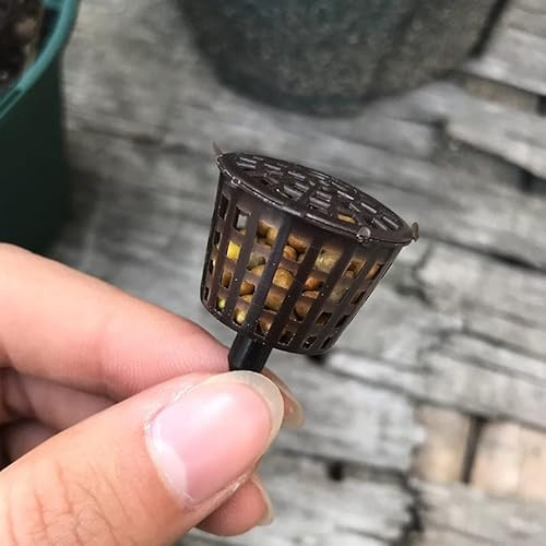 ZYWUOY Lot de 100 paniers à engrais pour bonsaï de jardin, boîte à outils portable avec couvercle