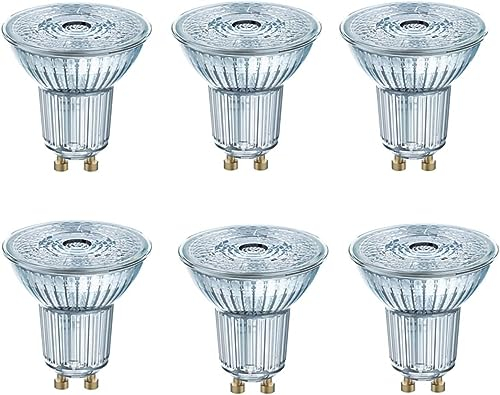 Osram 6er Pack LED Spot Parathom PAR16 2,6 Watt 2700 Kelvin warmweiß GU10 230 Lumen nicht dimmbar | 36° Ausstrahlungswinkel | ersetzt 35 Watt