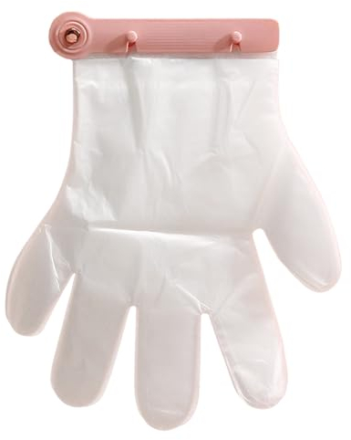 akoba Disposables Glove Holder Organizer, Glove Holder Wall Mount with 100PCS Gloves, Creative Glove Organizer, Glove Dispenser, Kitchen Gadget, for Food Handling Cleaning Hairdressing