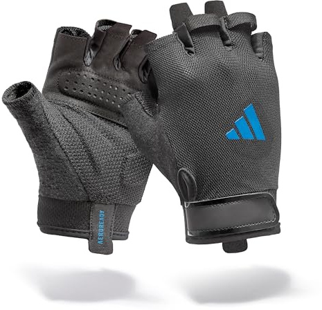 adidas Essential Trainingshandschuhe - feuchtigkeitsabsorbierende Aeroready Technologie gepaart mit Einer äußerst komfortablen, strapazierfähigen Handinnenfläche aus Velourlederimitat