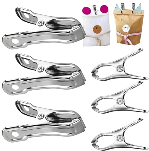 Gartenclips Gewächshausklammern - Set aus Gewächshausklammern aus Edelstahl, Set aus robusten Metall-Gartenclips | Pflanzennetz aus Edelstahl