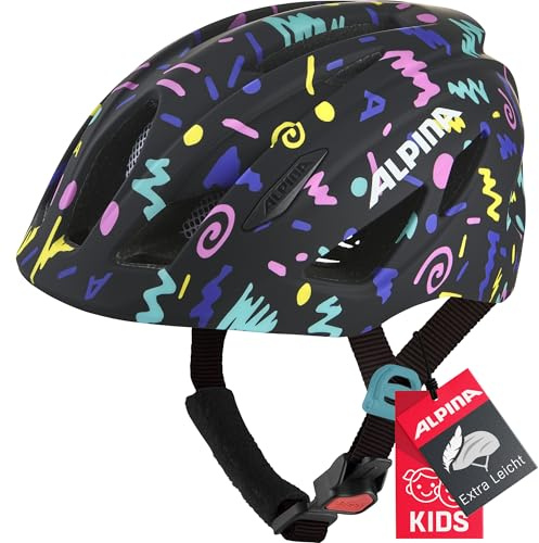 ALPINA PICO - Casco da ciclismo per ragazzi - black-confetti gloss - 49-54 cm