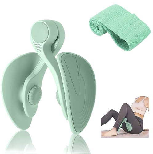Ejercitador de Piernas y Suelo Pélvico 16KG Máquina para Ejercicio en Casa Fortalecedor de Glúteos Entrenador Kegel con Banda Tonificador de Muslos Equipo de Musculación para Mujeres y Hombres