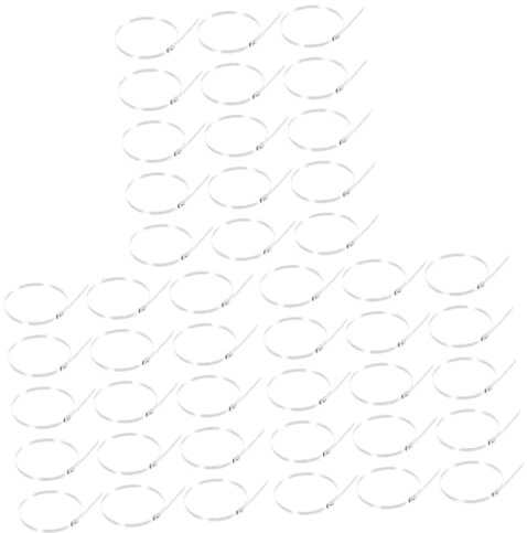 SOLUSTRE 300pcs Stainless Steel Zip Ties Chain Link Fence Extender Temporary Pet Gate Outdoor