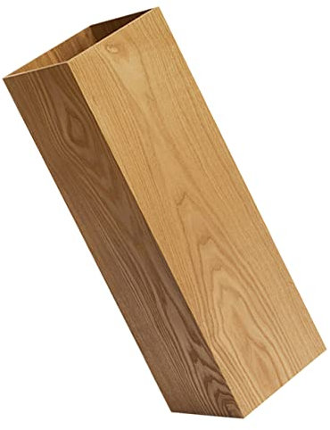 JUMPLAWN Schirmständer Aus Holz Regenschirmhalter Holz Eimer Für Eingang Und Flur Offener Regenschirmständer Zur Schnellen Trocknung Vielseitiger Organizer Für Zuhause Und Büro
