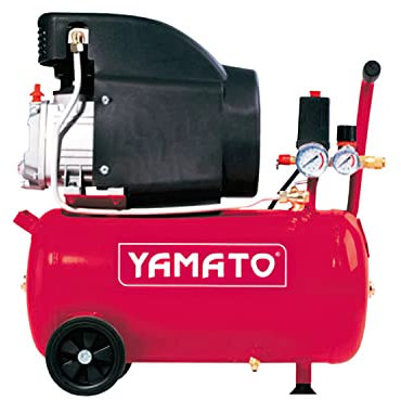 YAMATO Elettrocompressore carellato coassiale Yamato 24 litri 2 HP 8 Bar