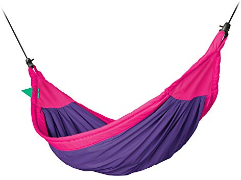 LA SIESTA - Moki Lilly - Kinder-Hängematte aus Bio-Baumwolle + integrierter Befestigung