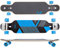 RAVEN Longboard Skateboard für Kinder Erwachsene Jungen Mädchen | Aluminium Trucks | PU Räder | ABEC-9 Chrome Kugellager | (Torex Blue)