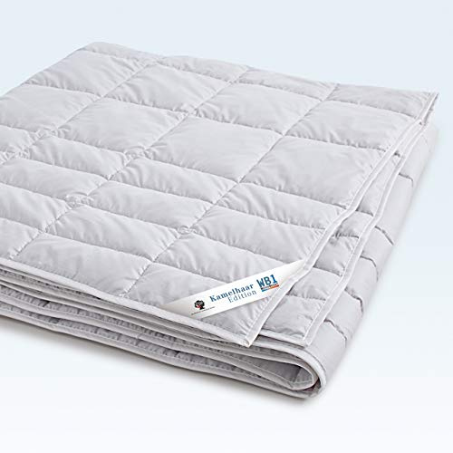 Dormabell - Coperta estiva leggera, in pelo di cammello WB1, dimensioni: ca. 135/200cm, ottima regolazione dell'umidità.